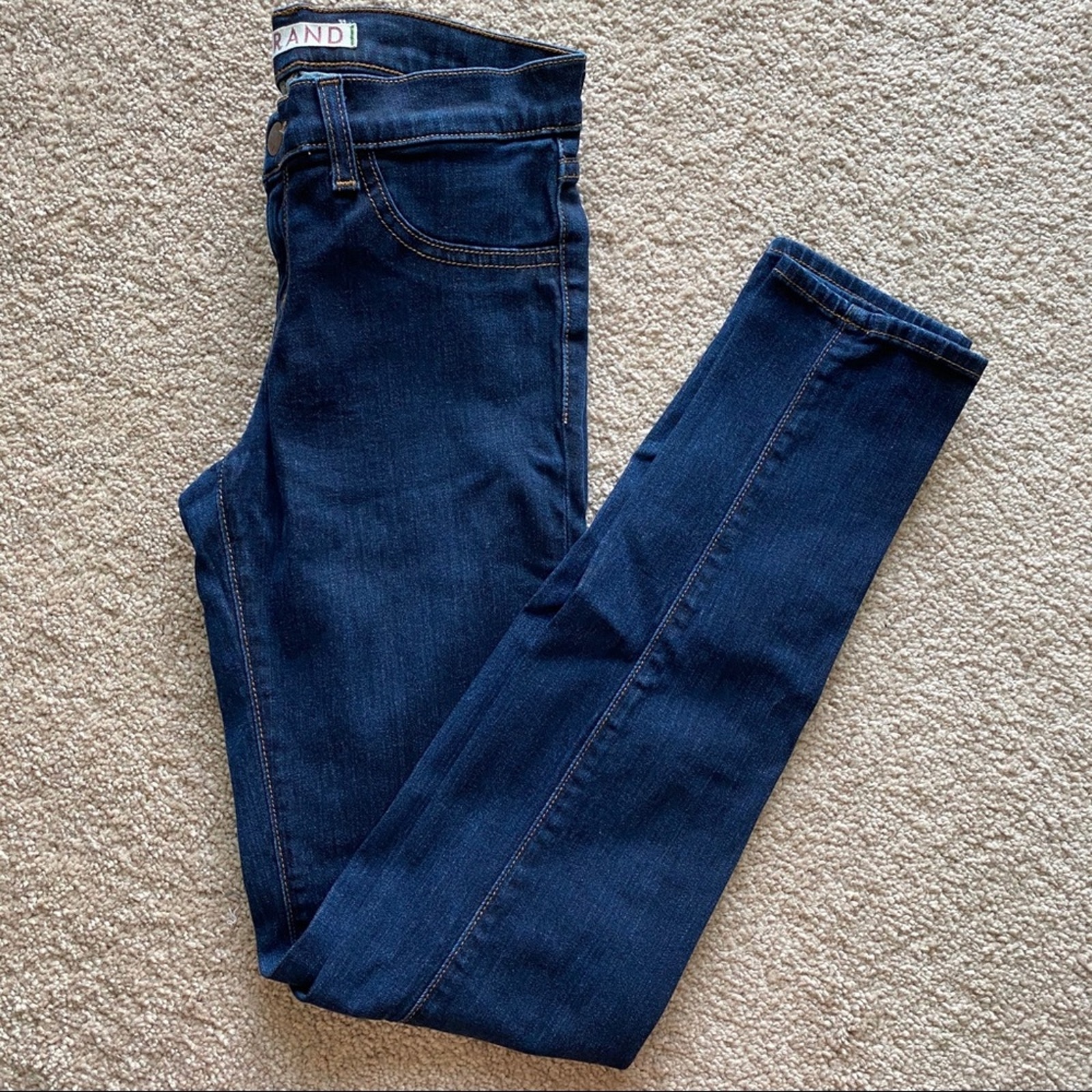 J Brand 901 Stretch Denim Leggings Starless Jean Size 25